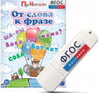 Игры для чтения слов и словосочетаний "От слова к фразе" на USB - носителе - fgospostavki.ru - Воронеж