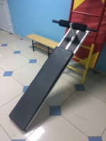 Доска для пресса навесная на шведскую стенку с двумя валиками (длина 1,5 метра) - fgospostavki.ru - Воронеж