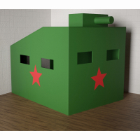 Игровой домик «Танк» - fgospostavki.ru - Воронеж