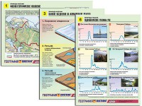 Комплект таблиц по географии "Природа России" раздаточные (цветные, ламинированные, А4, 10 штук) - fgospostavki.ru - Воронеж