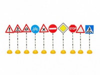 Комплект стоек с дорожными знаками № 1 - fgospostavki.ru - Воронеж