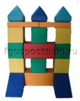 Мягкий модуль-конструктор "Башня" (17 элементов) - fgospostavki.ru - Воронеж