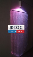 Фибероптическая занавесь (150 волокон) с интерактивным источником света - fgospostavki.ru - Воронеж