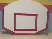 Щит стритбольный тренировочный (влагостойкая фанера), размер 1200х900 миллиметров - fgospostavki.ru - Воронеж