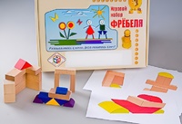 Игровой набор Фребеля "Конструктор деревянный без соединений-2" (Серия "Эксперимент") - fgospostavki.ru - Воронеж