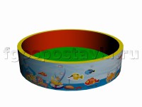 Сухой бассейн круглый с шелкографией - fgospostavki.ru - Воронеж
