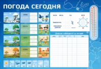 Стенд-уголок маркерный "Погода сегодня" - fgospostavki.ru - Воронеж