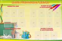 Стенд "Наша школьная жизнь" - fgospostavki.ru - Воронеж