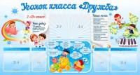 Стенд "Уголок класса Дружба" - fgospostavki.ru - Воронеж