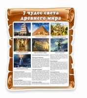 Стенд "Семь чудес света" - fgospostavki.ru - Воронеж
