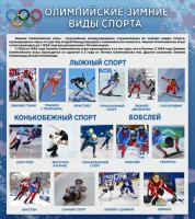 Стенд "Олимпийские зимние виды спорта" - fgospostavki.ru - Воронеж