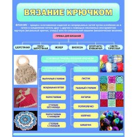 Стенд "Вязание крючком" - fgospostavki.ru - Воронеж