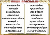 Комплект таблиц "Словарные слова" - fgospostavki.ru - Воронеж