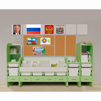 Уголок патриотического воспитания для дошкольников "Россия" Максимальный - fgospostavki.ru - Воронеж