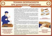 Стенд "Техника безопасности при долблении древесины" - fgospostavki.ru - Воронеж