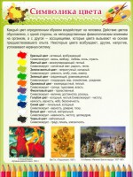 Стенд "Символика цвета" - fgospostavki.ru - Воронеж