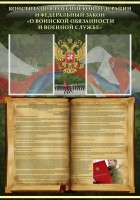 Стенд "Конституция РФ и Федеральный закон "О воинской обязанности и военной службе" - fgospostavki.ru - Воронеж