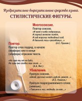 Стенд "Стилистические фигуры" Вариант 1 - fgospostavki.ru - Воронеж