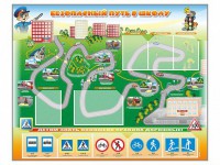 Стенд "Безопасный путь в школу" с комплектом сменных карточек - fgospostavki.ru - Воронеж