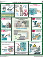 Комплект плакатов "Безопасность работ на металлообрабатывающих станках" - fgospostavki.ru - Воронеж