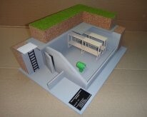 Макет встроенного противорадиационного укрытия (маленький вариант) - fgospostavki.ru - Воронеж