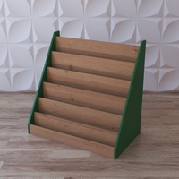 Стеллаж-витрина для книг "Познавательная горка" - fgospostavki.ru - Воронеж