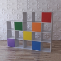 Стеллаж для игрушек и книг "Яркие акценты" - fgospostavki.ru - Воронеж