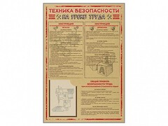 Стенд-уголок "Техника безопасности на уроках труда" - fgospostavki.ru - Воронеж