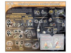 Стенд "Средства защиты органов дыхания (индивидуальные средства защиты)" - fgospostavki.ru - Воронеж