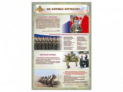 Стенд "На службе Отечеству" Вариант 1 - fgospostavki.ru - Воронеж