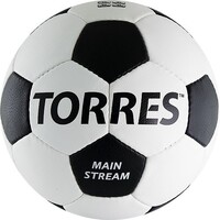 Мяч футбольный TORRES Main Stream (размер 4, синтетическая кожа, тренировочный) - fgospostavki.ru - Воронеж