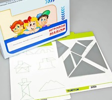 Игровой набор "Танграм" (с комплектом карточек) - fgospostavki.ru - Воронеж