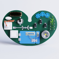 Бизиборд «Зеленое сердце» - fgospostavki.ru - Воронеж