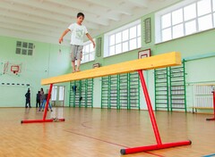 Бревно гимнастическое напольное постоянной высоты (700 мм) (5 м) - fgospostavki.ru - Воронеж