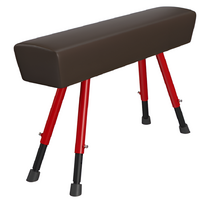 Конь гимнастический переменной высоты (чехол из натуральной кожи) - fgospostavki.ru - Воронеж