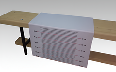 Линейка складная для измерения уровня гибкости на гимнастическую скамейку - fgospostavki.ru - Воронеж