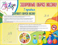 Стенд "Здоровый образ жизни" - fgospostavki.ru - Воронеж