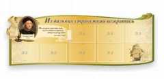 Стенд резной "Из дальних странствий возвратясь" - fgospostavki.ru - Воронеж