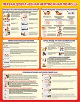 Стенд "Первая доврачебная неотложная помощь" - fgospostavki.ru - Воронеж