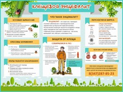 Стенд "Клещевой энцефалит" - fgospostavki.ru - Воронеж