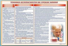 Стенд-уголок "Техника безопасности на уроках химии" - fgospostavki.ru - Воронеж