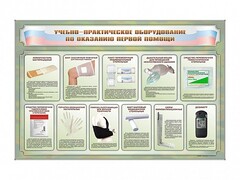 Стенды "Учебно-практическое оборудование по оказанию первой помощи" - fgospostavki.ru - Воронеж