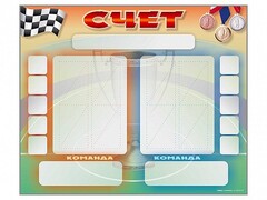 Стенд-табло маркерное для спортзалов - fgospostavki.ru - Воронеж