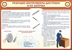 Стенд "Режущие инструменты для рубки и их заточки" - fgospostavki.ru - Воронеж