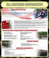 Стенд "На службе Отечеству" Вариант 2 - fgospostavki.ru - Воронеж