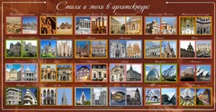 Стенд "Стили и эпохи в архитектуре" - fgospostavki.ru - Воронеж