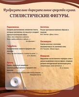 Стенд "Стилистические фигуры" Вариант 2 - fgospostavki.ru - Воронеж