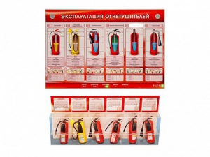Электрифицированный стенд-тренажер "Эксплуатация огнетушителей" с разрезными агрегатами - fgospostavki.ru - Воронеж