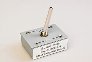 Выключатель двухполюсный (демонстрационный) - fgospostavki.ru - Воронеж