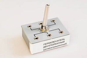 Переключатель двухполюсный (демонстрационный) - fgospostavki.ru - Воронеж